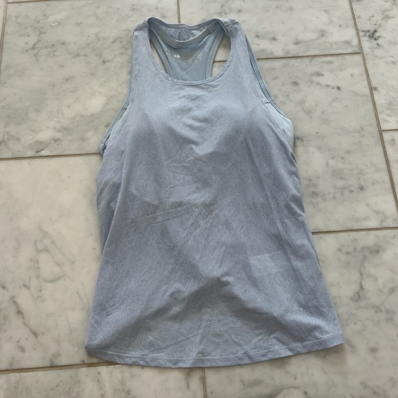 ZYIA Light Blue Women's Tank Top with built in bra. Super pretty colour - Picture 1 of 5